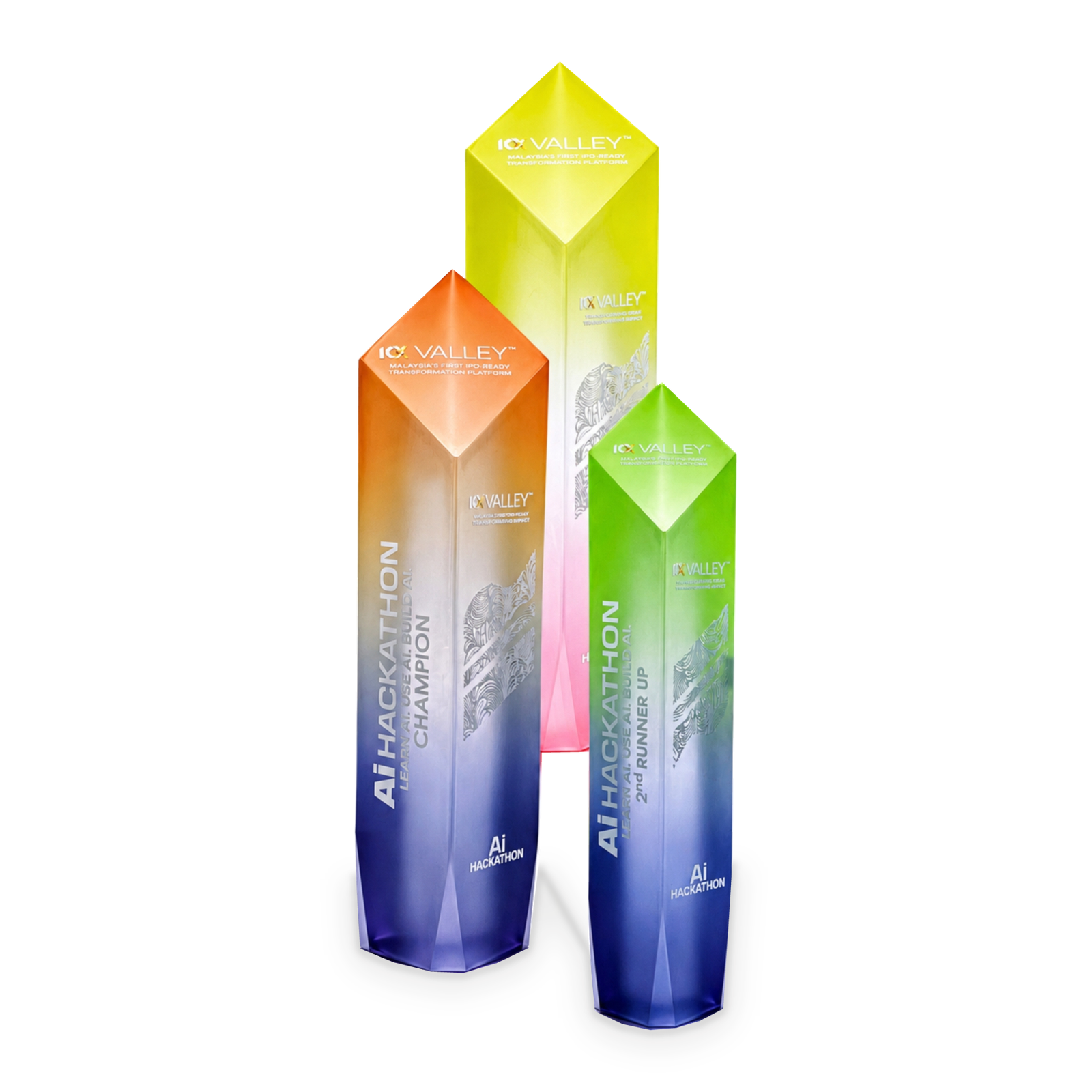 Color Glow Series / Frost Glow Acrylic Award Series · G016-T01 · Models 1060 · GoBig catalogue product designs on a white background