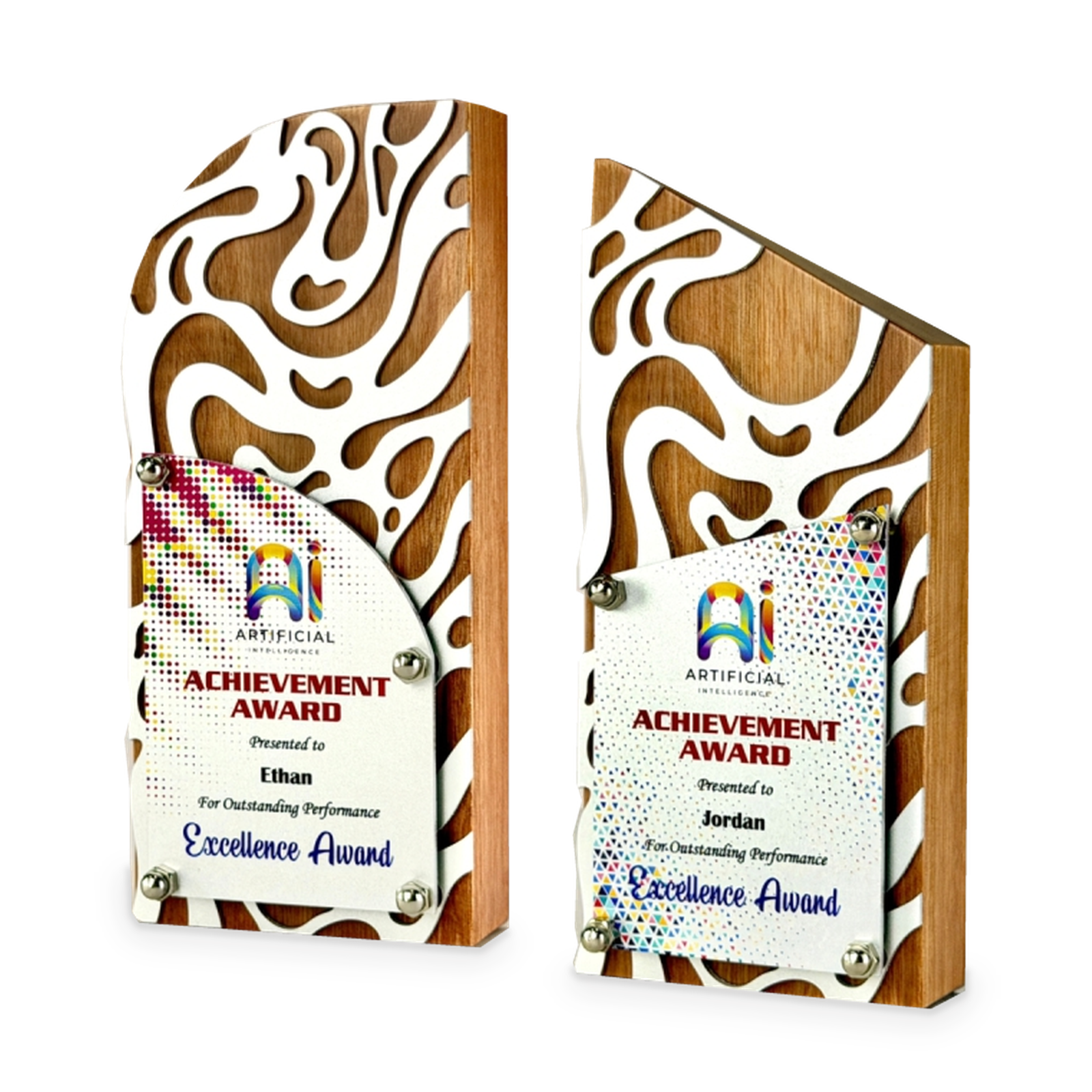 Wooden Award Collection · G079-T01 · Models 7794 / 7795 · GoBig catalogue product designs on a white background
