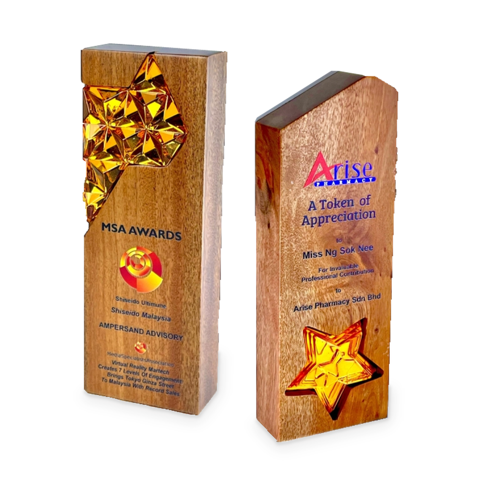 Natural Legacy Awards · G083-T01 · Models 7693 / 7694 · GoBig catalogue product designs on a white background