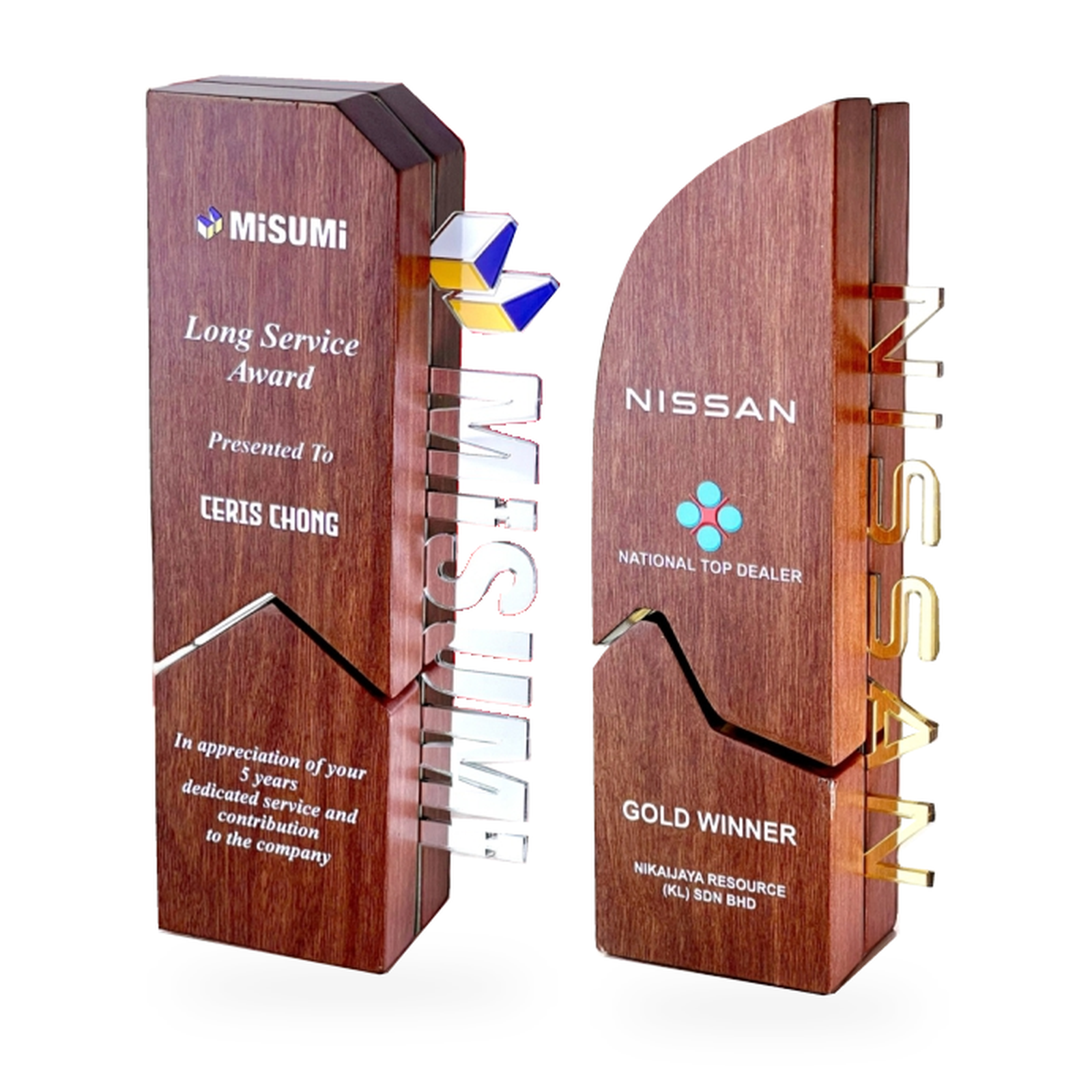 Natural Legacy Awards · G085-T02 · Models 7703 / 7704 · GoBig catalogue product designs on a white background