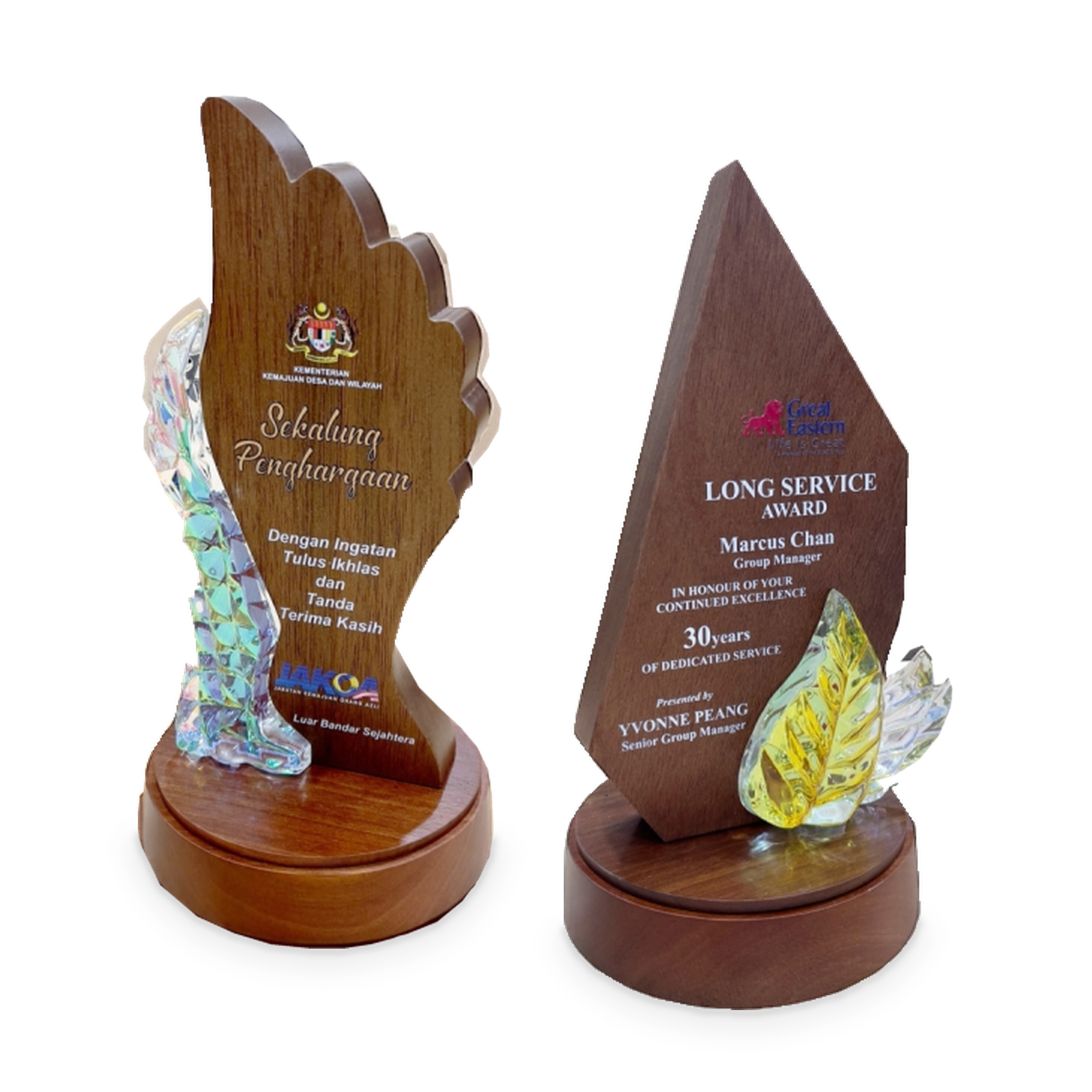 Natural Legacy Awards · G086-T02 · Models 7707 / 7708 · GoBig catalogue product designs on a white background