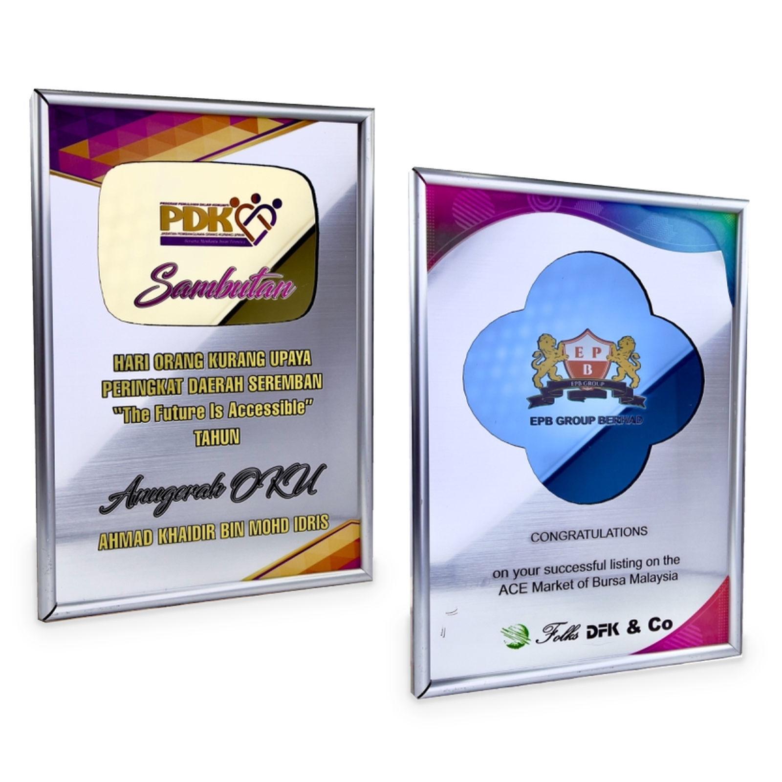 Artistic Frame Collection · G129-T01 · Models 7743 / 7744 · GoBig catalogue product designs on a white background
