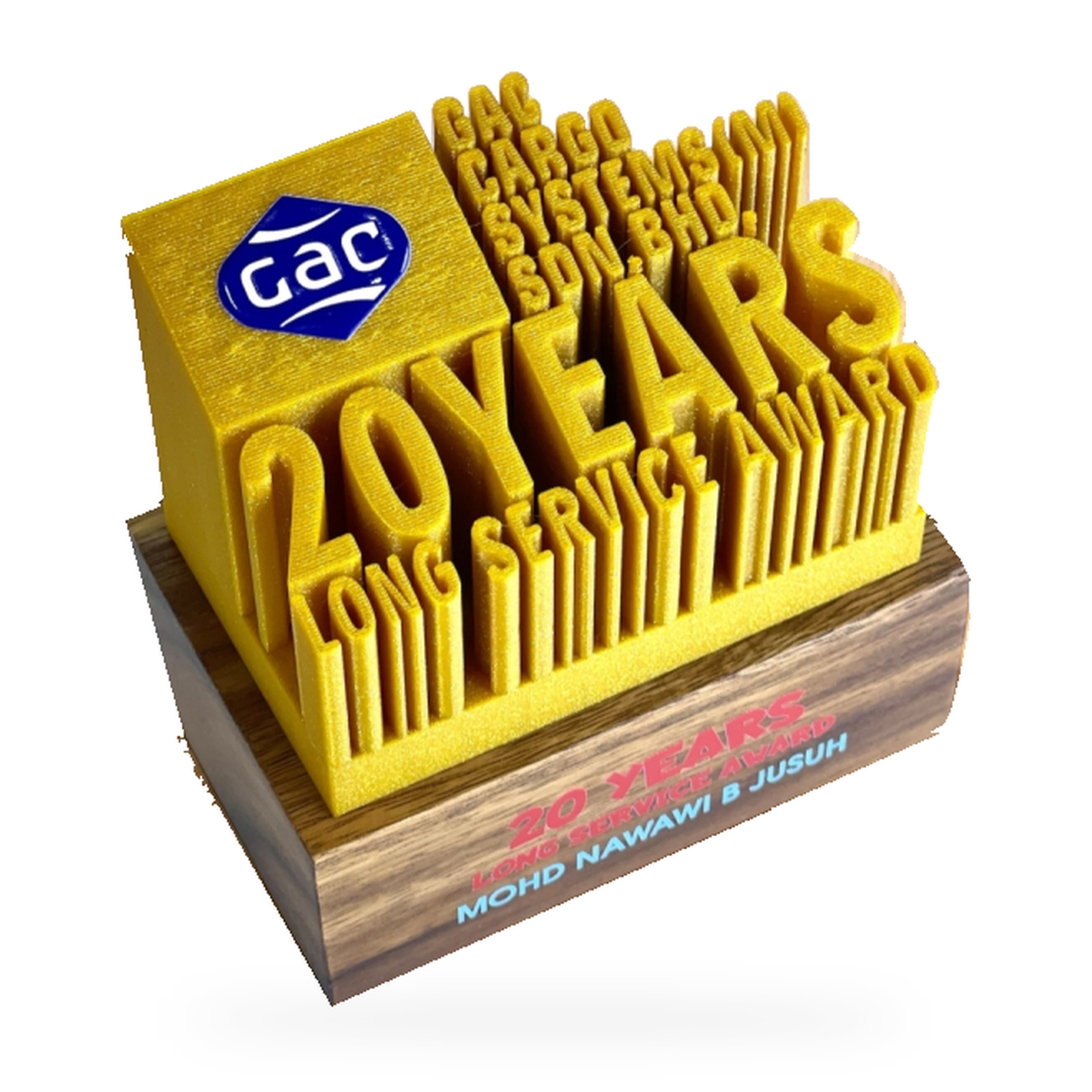 3D Printed Custom Awards · G133-T04 · Models 3D 36 · GoBig catalogue product designs on a white background