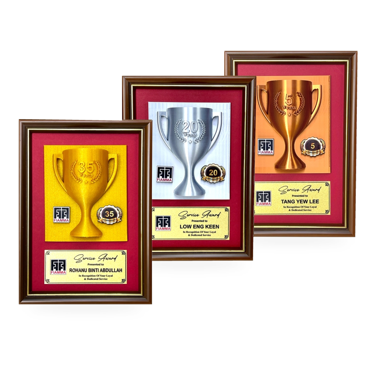 3D Printed Custom Awards · G134-T02 · Models 3D 15 · GoBig catalogue product designs on a white background
