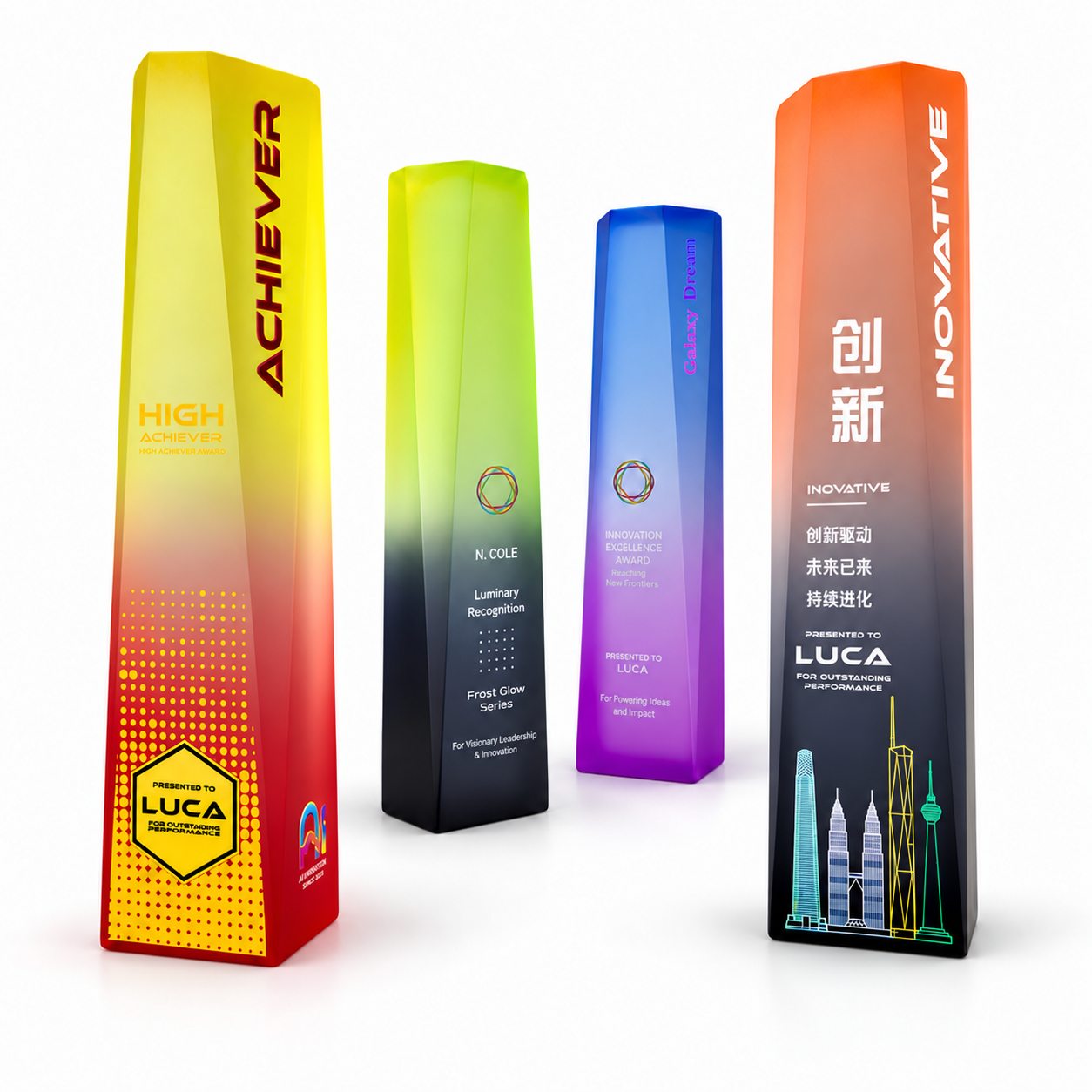 Frost Glow Series · G007 · Models 1149 · GoBig catalogue product designs on a white background