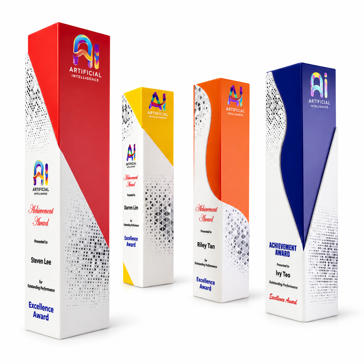 Prism Pop Series · G025 · Models 1156 / 1157 / 1158 / 1159 · GoBig catalogue product designs on a white background