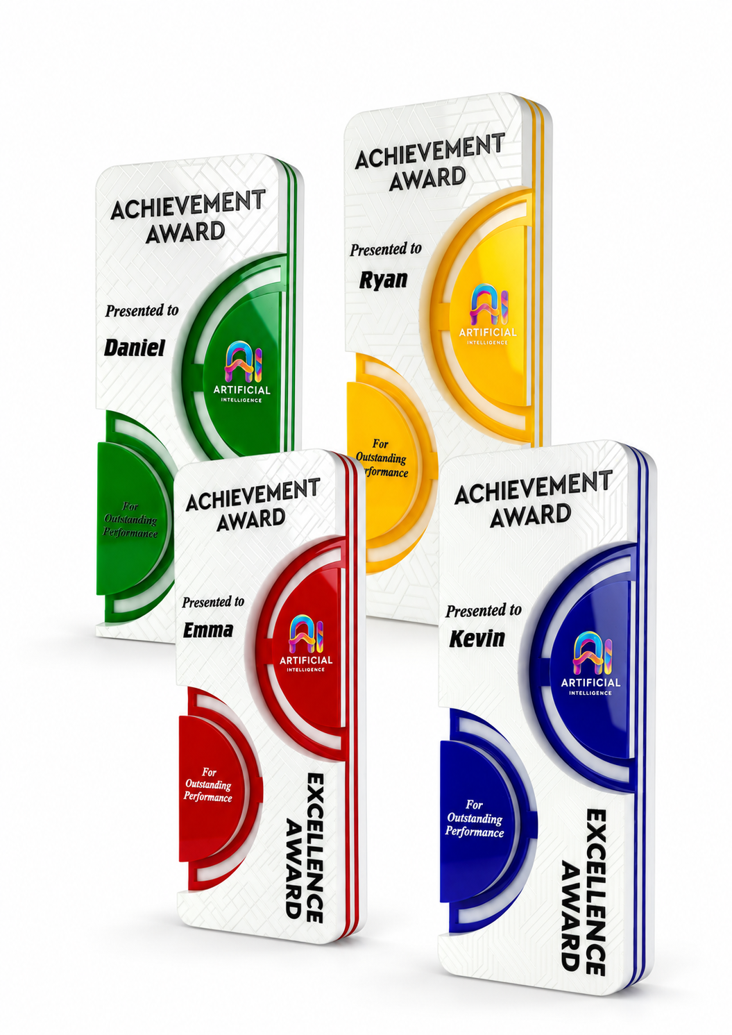 Vivid Award Series · G026 · Models 1130 · GoBig catalogue product designs on a white background