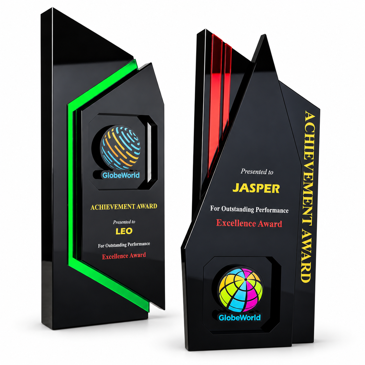 Nexus Awards Series · G031 · Models 1124 / 1125 · GoBig catalogue product designs on a white background
