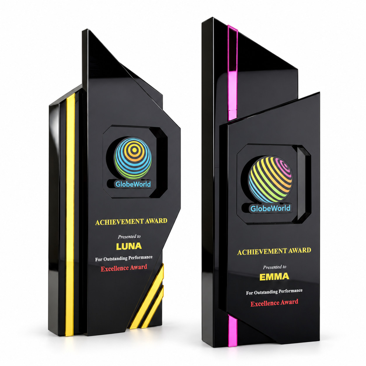 Nexus Awards Series · G032 · Models 1126 / 1127 · GoBig catalogue product designs on a white background