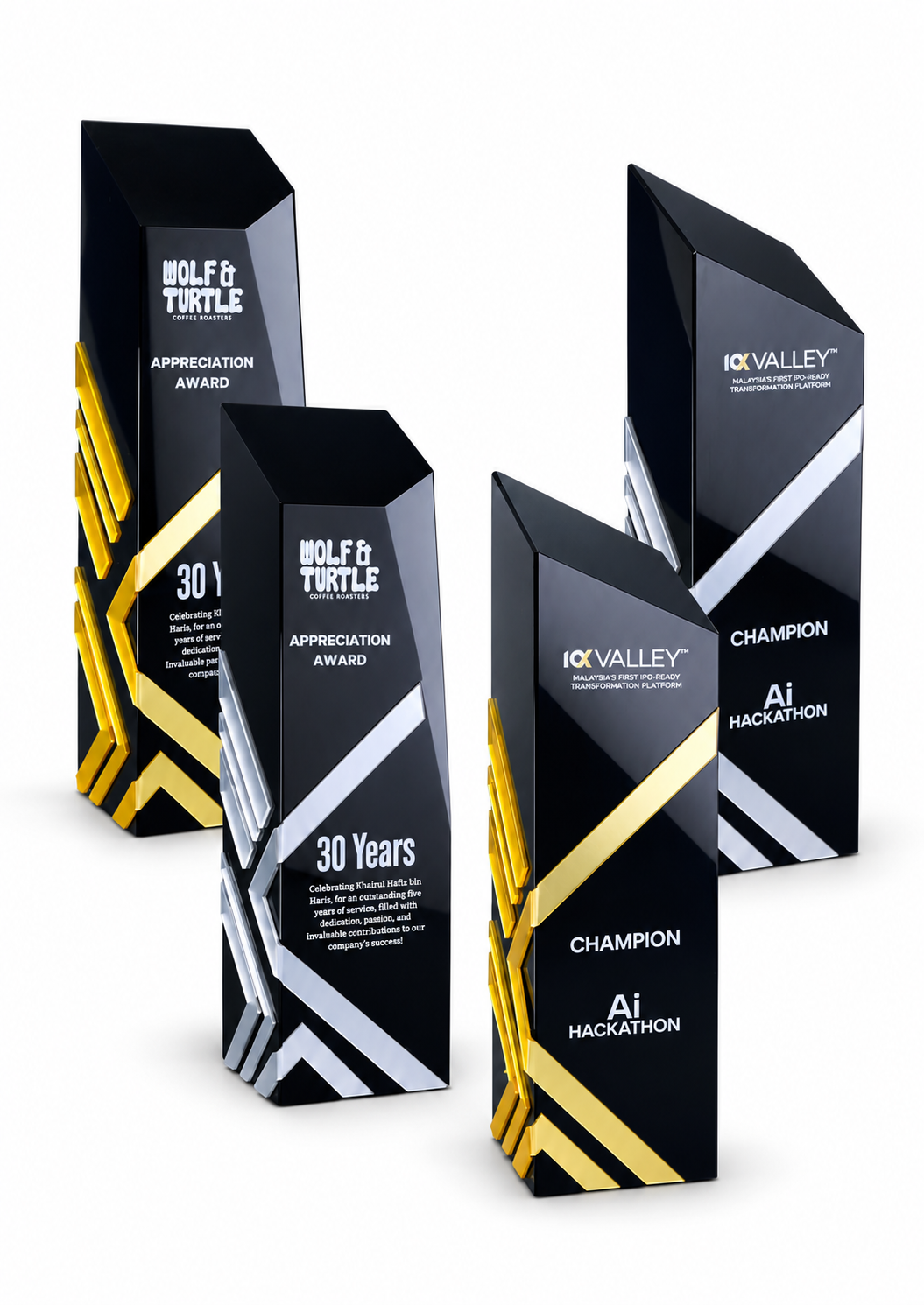 Nexus Awards Series · G036 · Models 1099 / 1100 · GoBig catalogue product designs on a white background