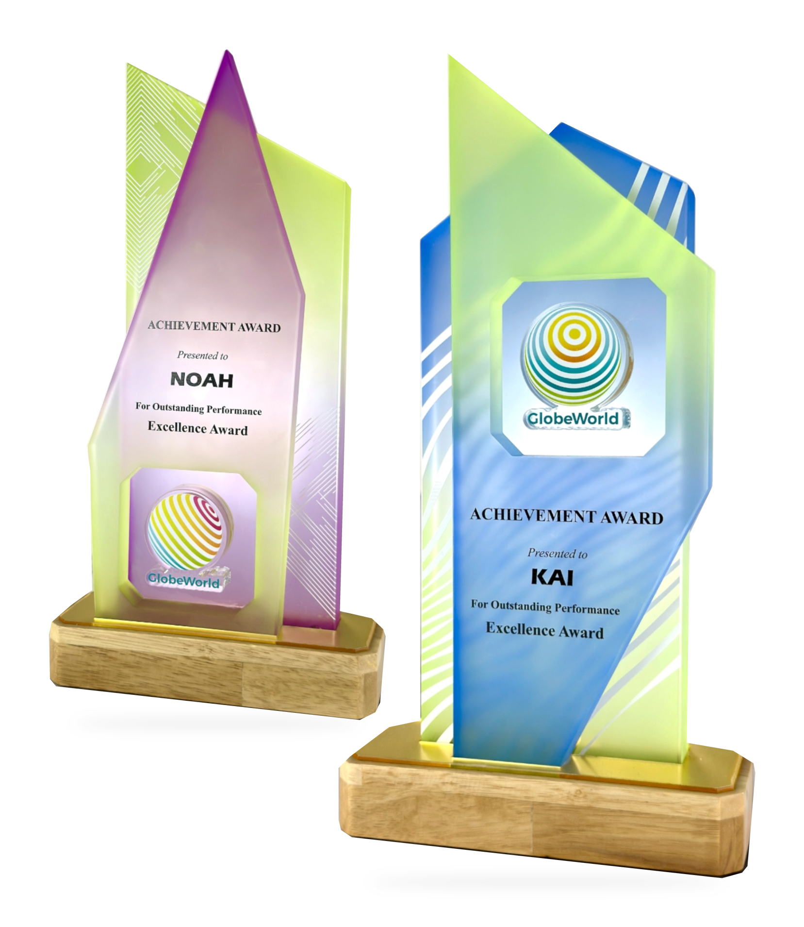 Nexus Awards Series · G041 · Models 1135 / 1136 · GoBig catalogue product designs on a white background