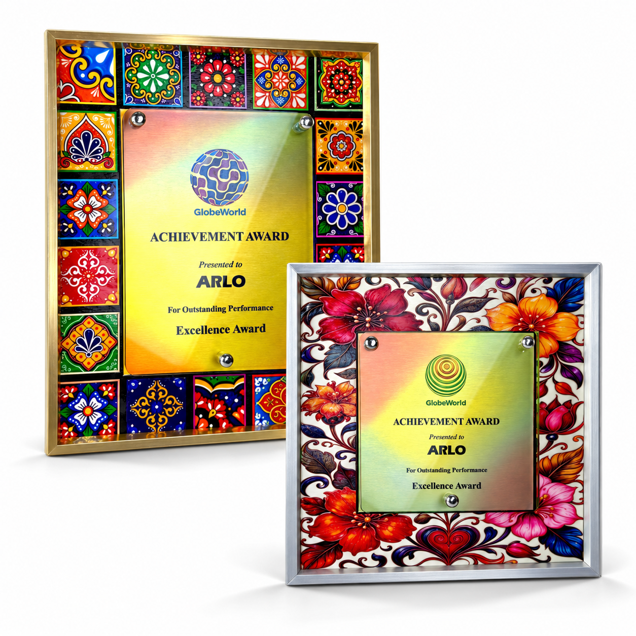 ArtFrame Signature Collection / Artistic Frame Collection · G117 · Models 7856 / 7857 · GoBig catalogue product designs on a white background