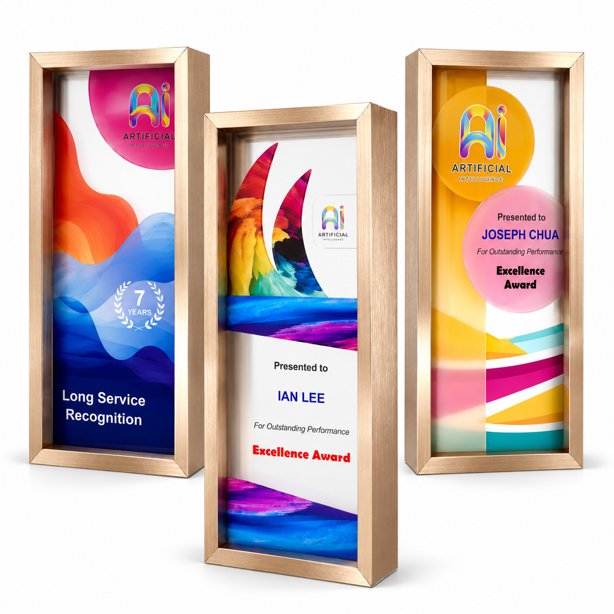 Prism Frame Series · G120 · Models 1174 / 1175 / 1176 · GoBig catalogue product designs on a white background