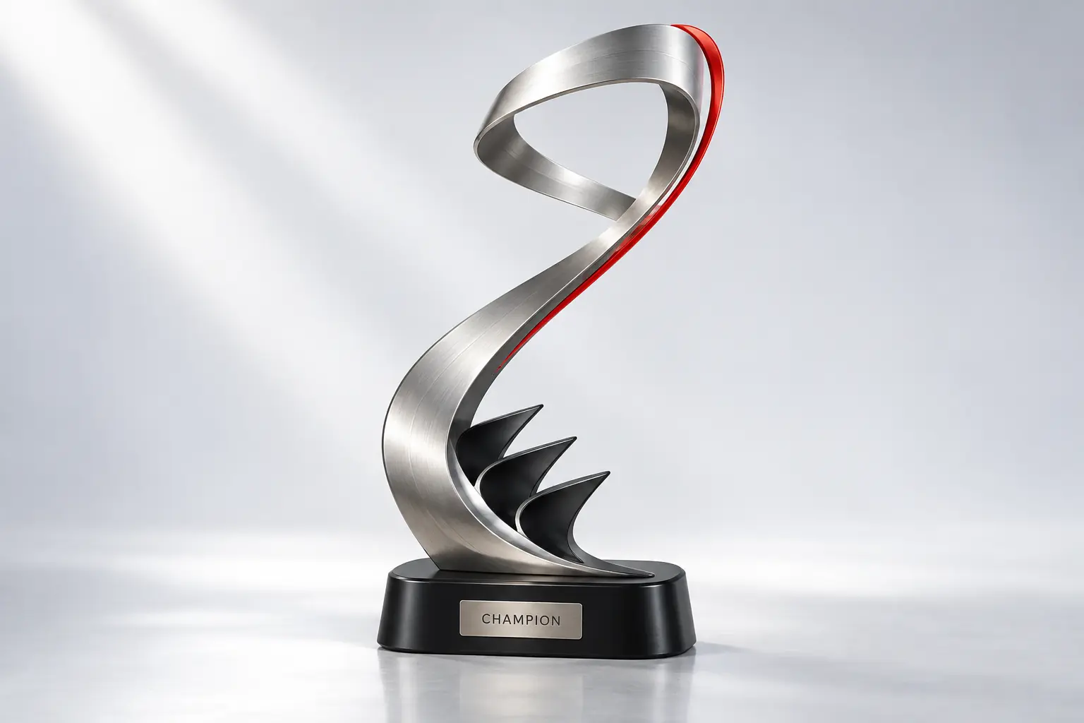 Finished material visualisation of the motorsport award concept