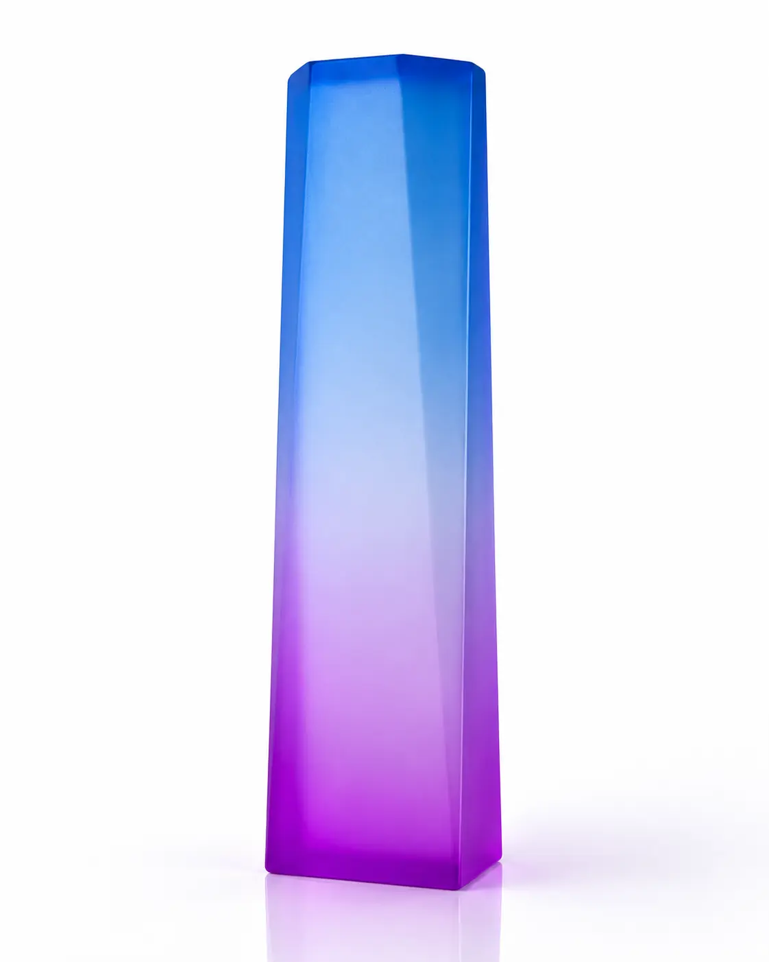Soft-edge acrylic pillar