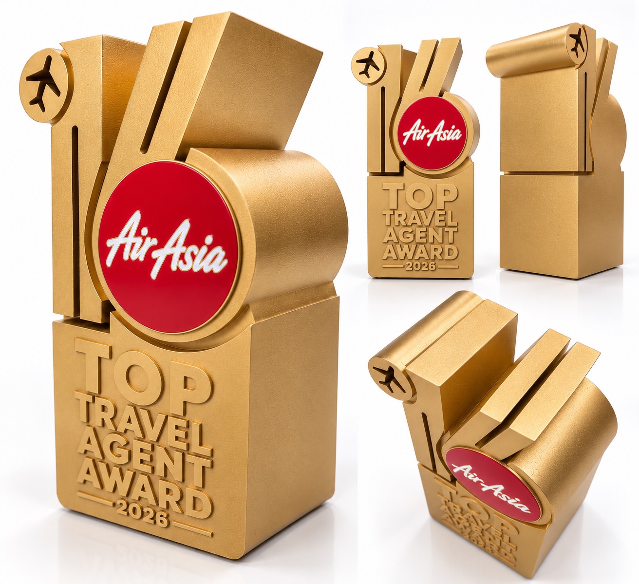 AirAsia · Top Travel Agent Award 2026 — multiple views and details