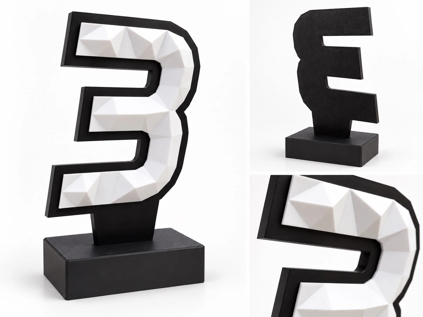 Faceted Three — multiple views and details